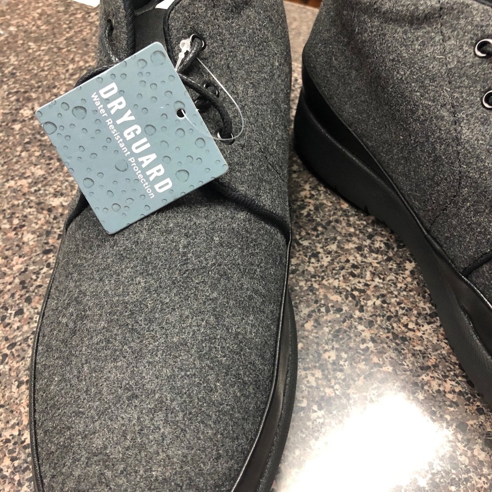 Men’s Stacy Adams “Hartley” charcoal boots. - Picture 3 of 6